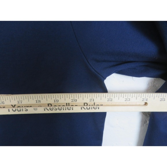 RLX Ralph Lauren Sweater Mens Large Blue Green Quarter Zip Pullover Golf Modern - Picture 9 of 10